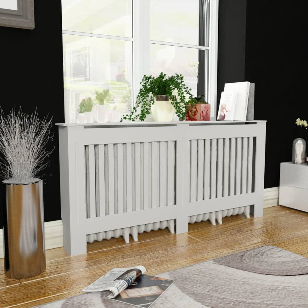 Cubierta para radiador mdf blanco 172 cm