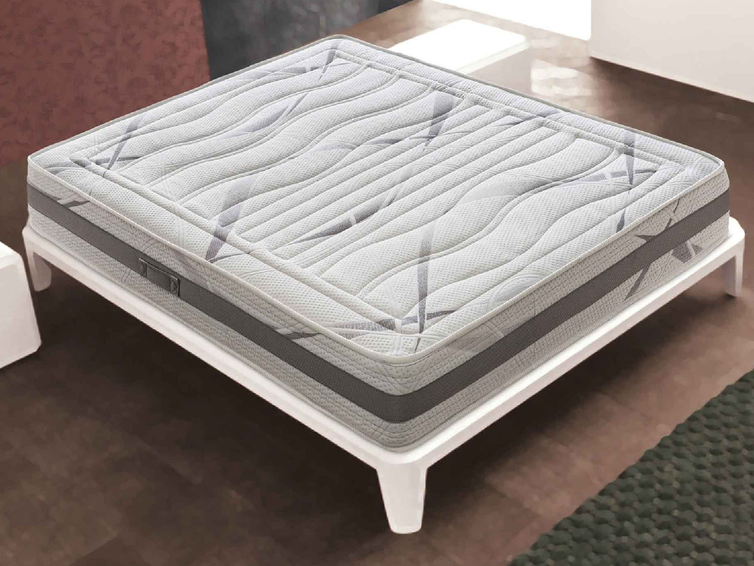 Colchón 135x190 viscoelástica 22 cm de altura 3 cm de espuma viscoelástica