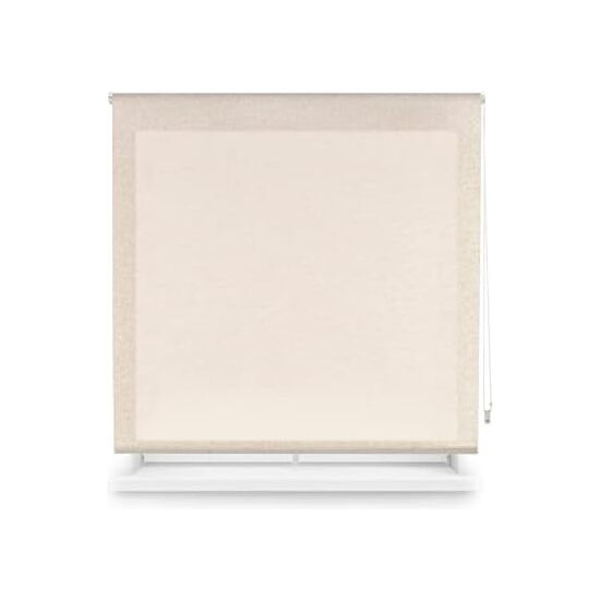 Estor enrollable textura lino 80x200 beige