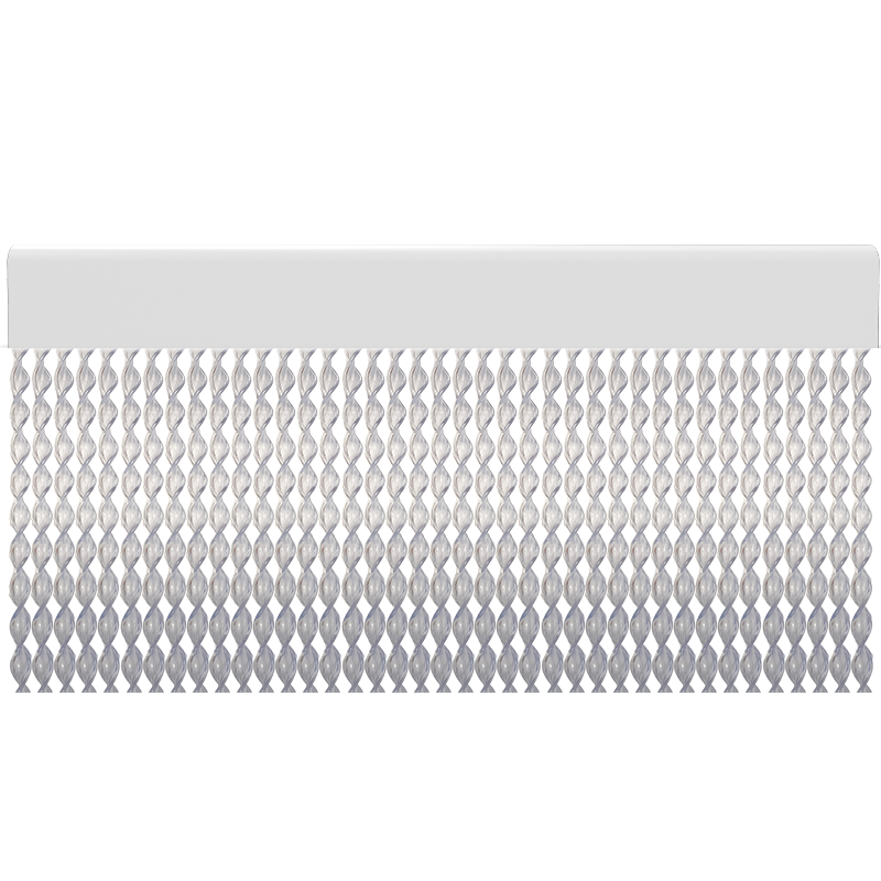 Cortina para puertas de PVC helix transparente / 90 x 210