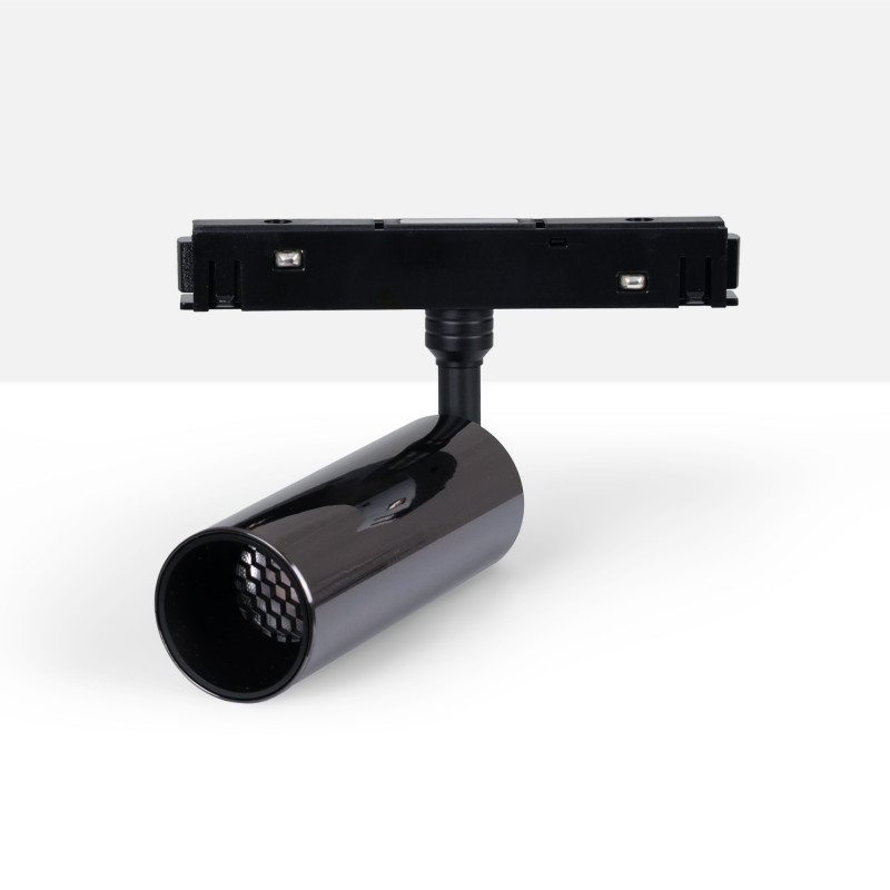 Foco LED 7w carril magnético 48v, osram, 24°, 2700k, cinza, ip20
