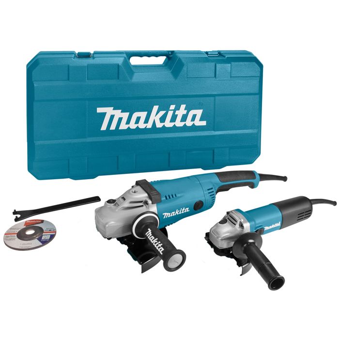 Pack 2 amoladoras 840w/2200w - 125/230 mm