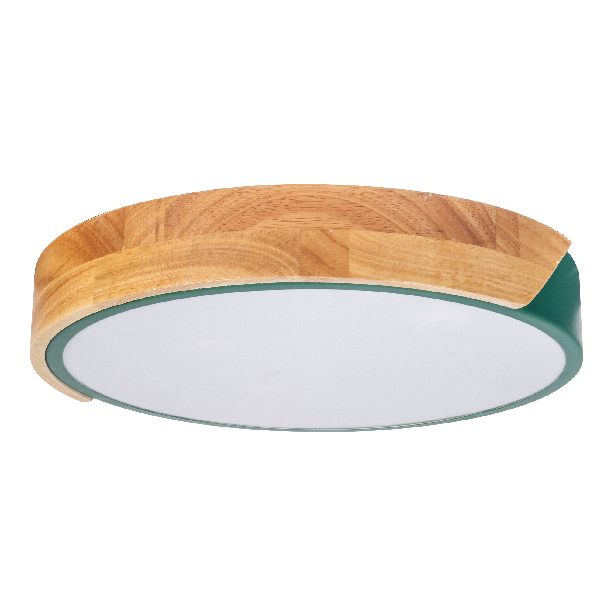 Forlight plafón pinta LED 15.2w blanco neutro 4000k on-off verde, opal ilu