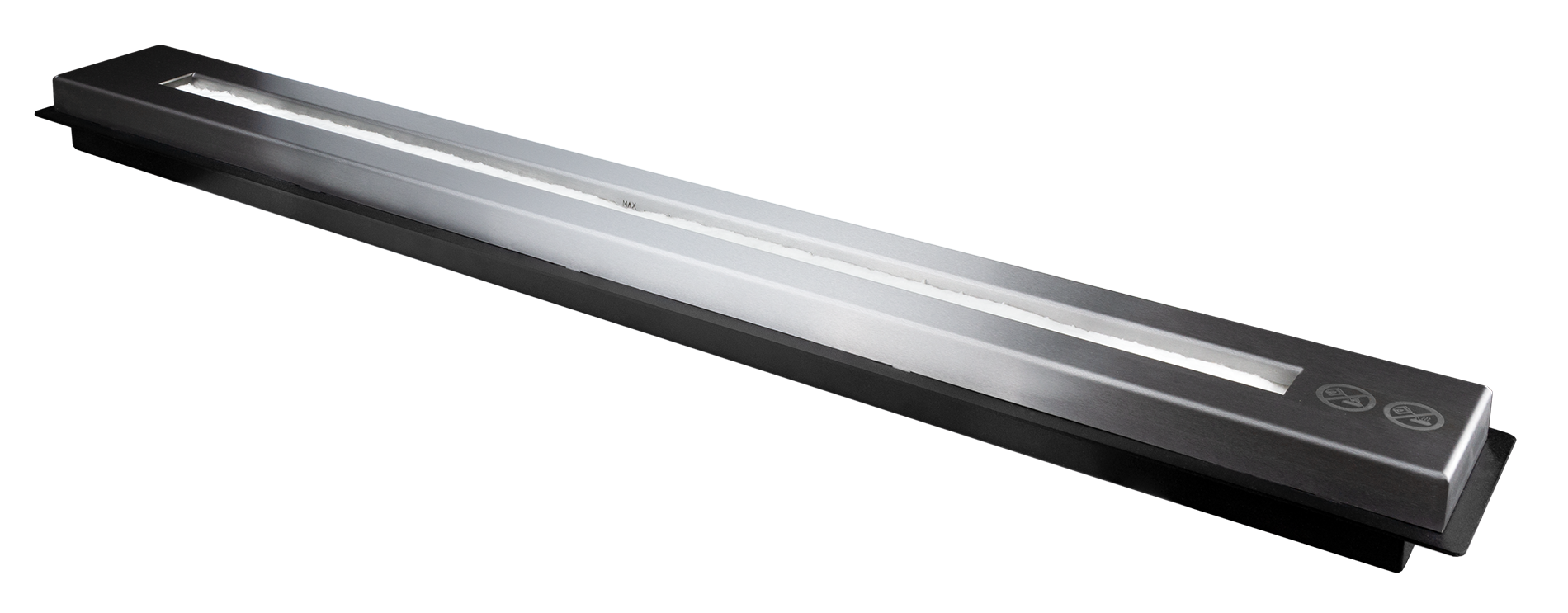 Quemador bioetanol empotrable 90 cm negro