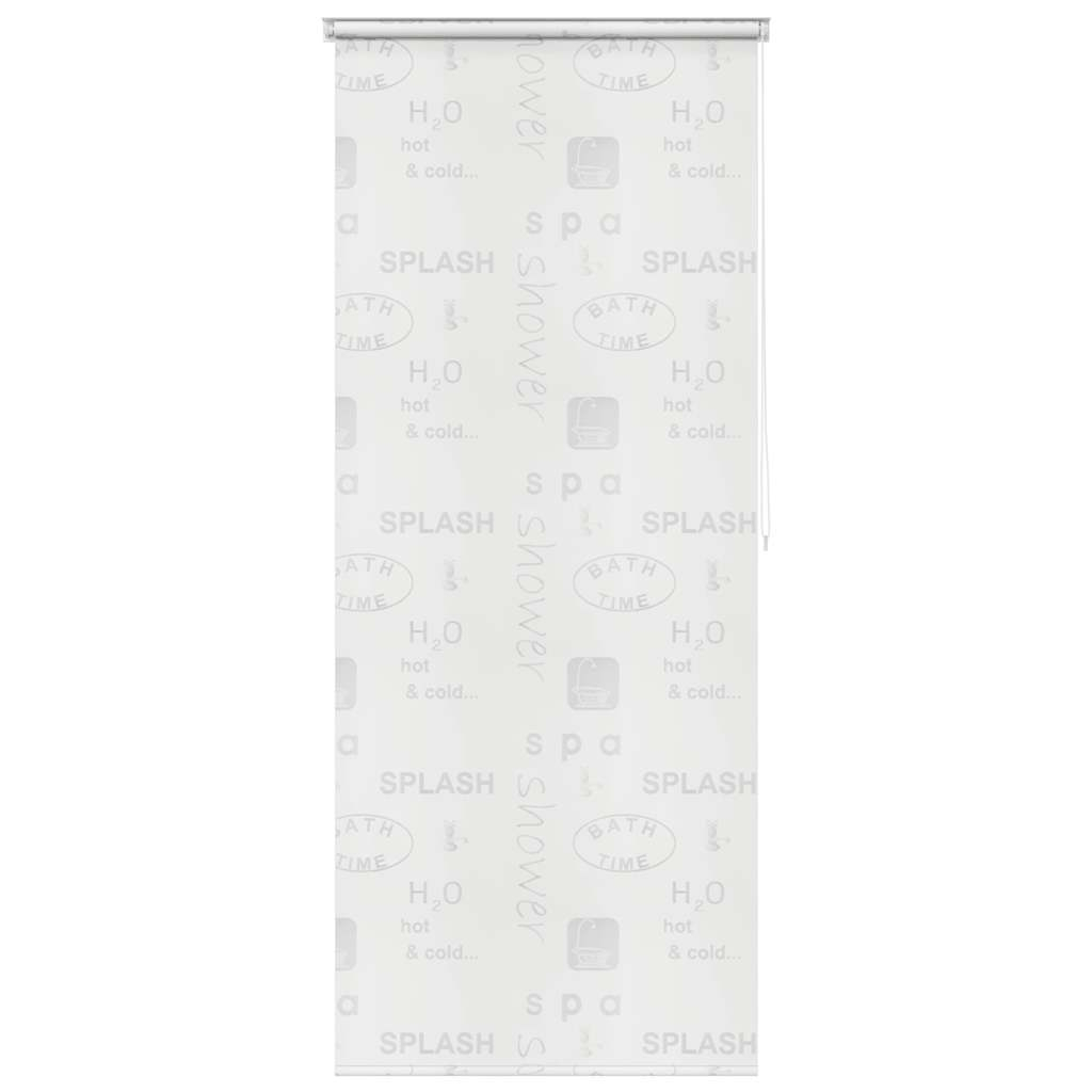 vidaXL persiana enrollable de ducha splash 100x240 cm