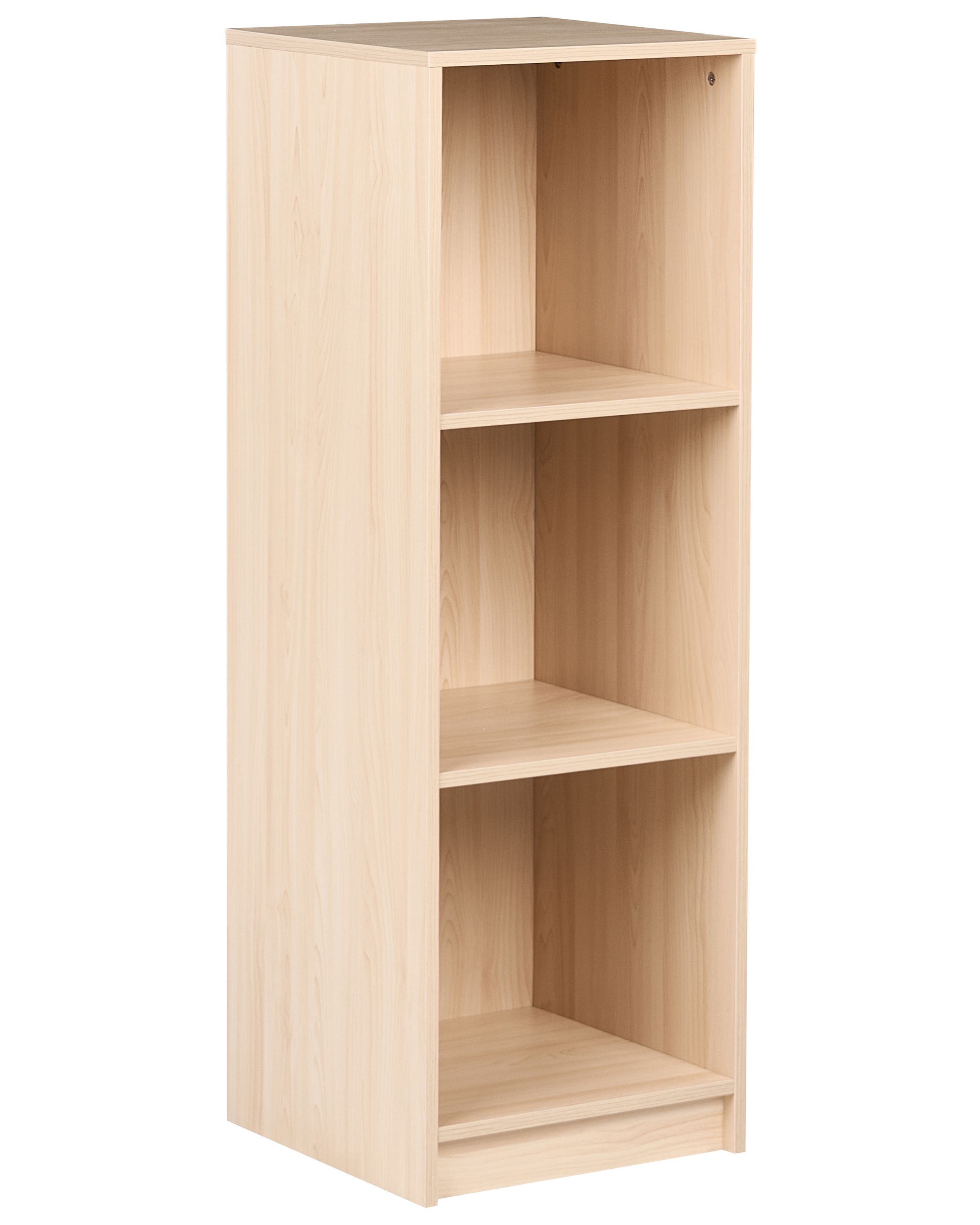 Estantería con 3 baldas zehna 117 cm marrón claro