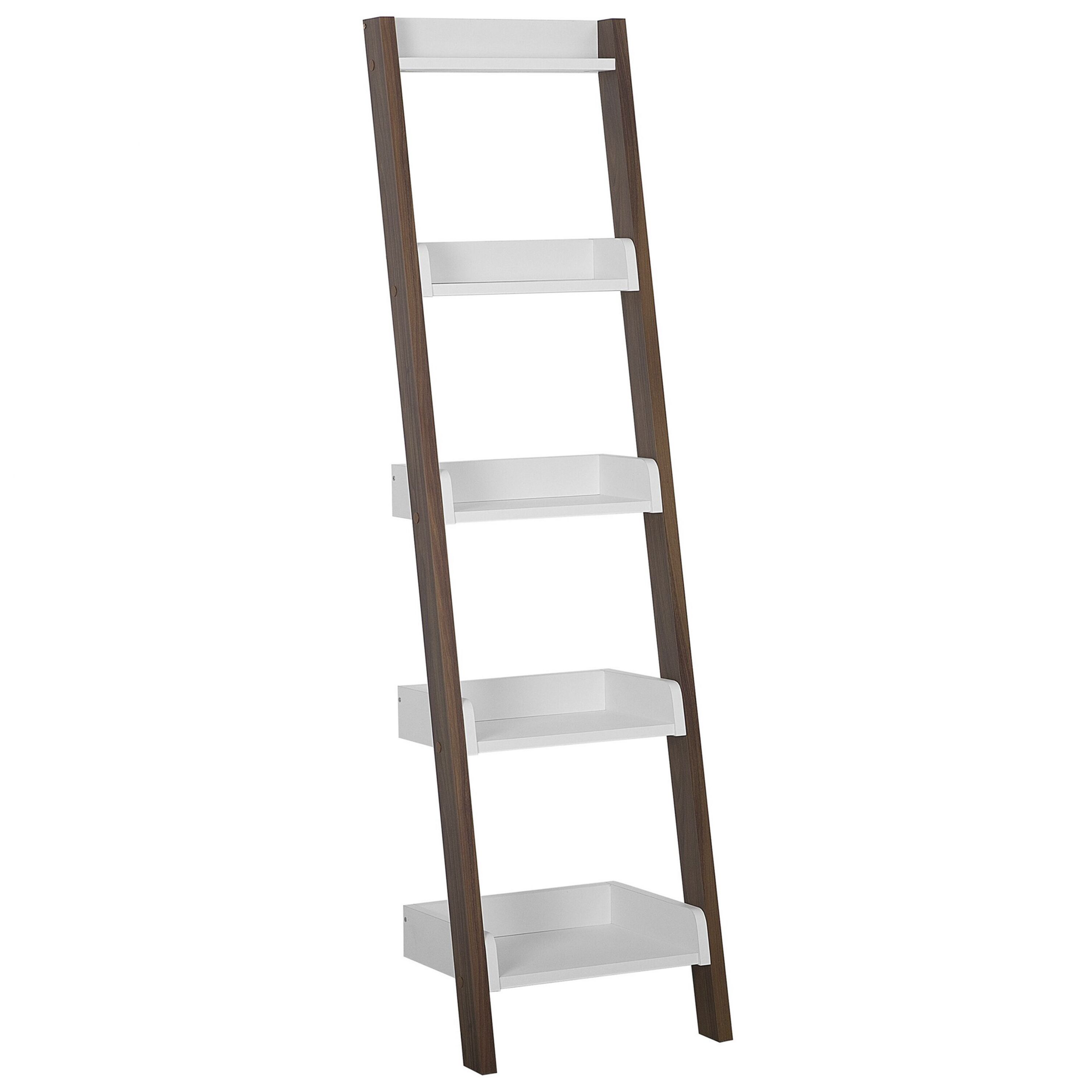 Estantería de 5 niveles mobile duo 166 cm marrón/blanco
