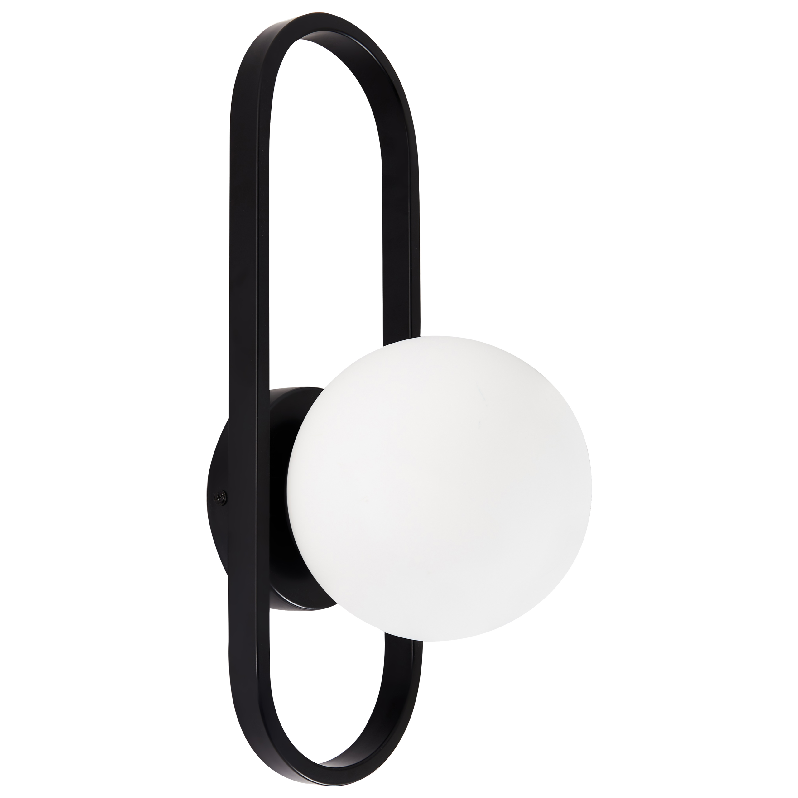 Lámpara de pared vardi metal negro