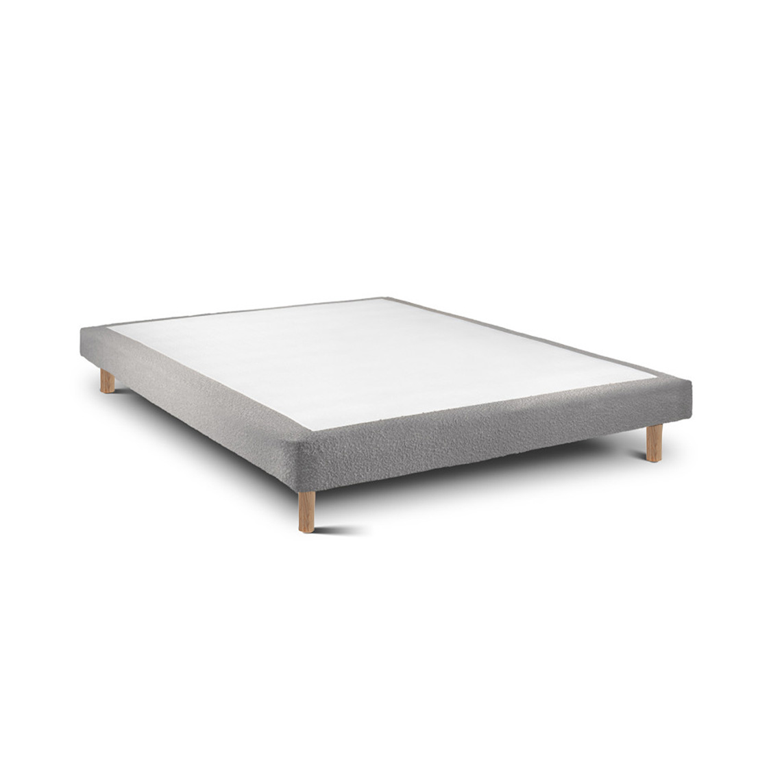 Sommier rigide 15 ascot taupe 190 x 140 cm altura 30 cm indream