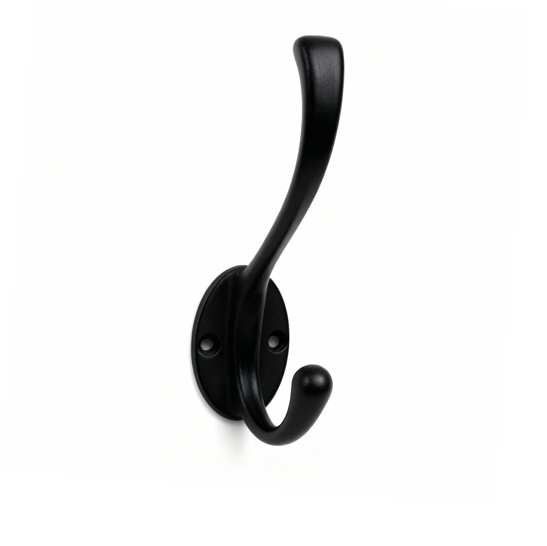 Colgador de pared rei c1042 | 30x106x45 mm | negro mate