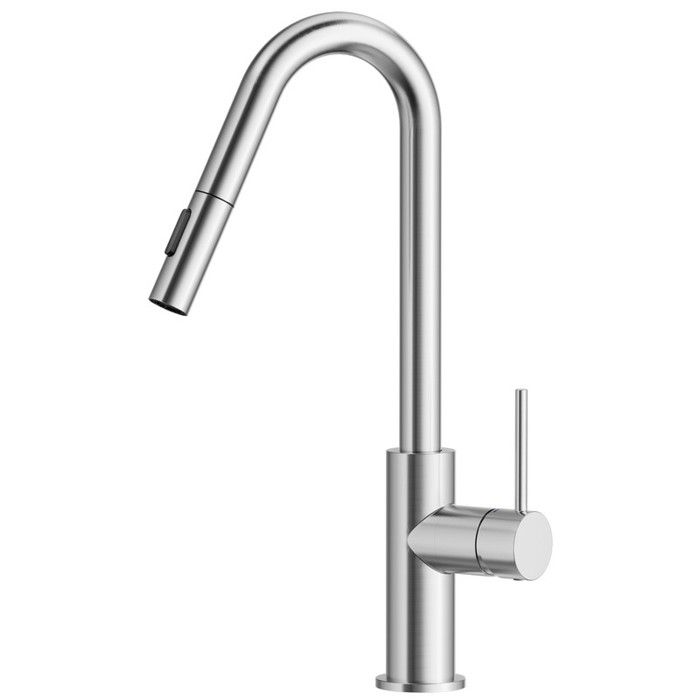 Grifo de cocina cepillado - cecipa max - inox - pulverizador 2 modos