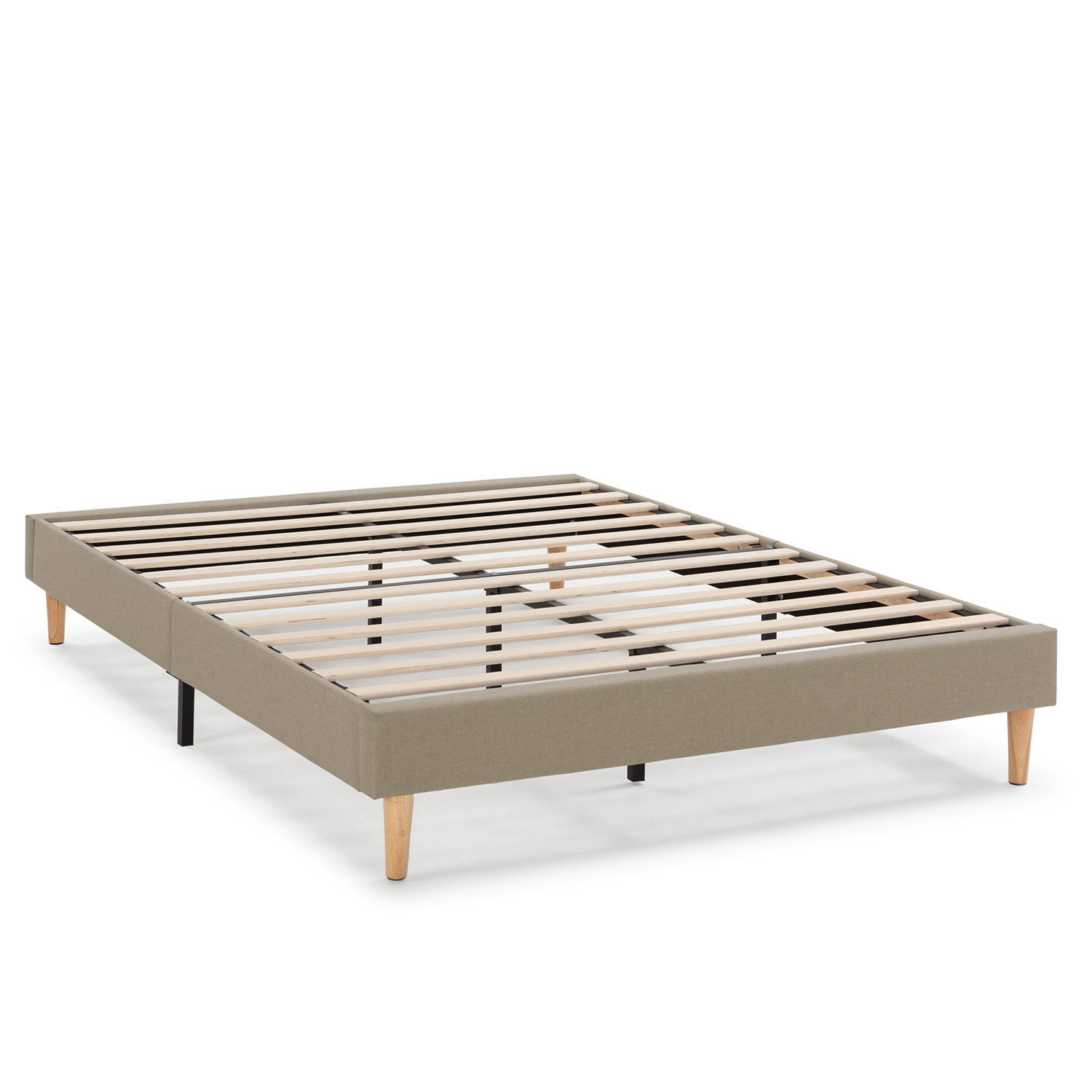 Base tapizada aura 150x190 cm beige