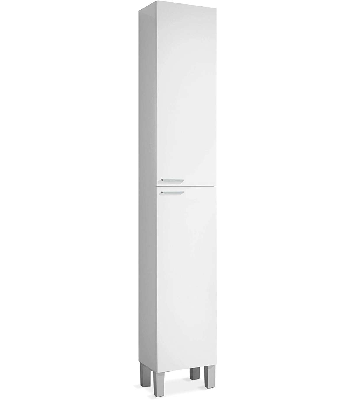 Columna alta para baño con 2 puertas y estantes regulables