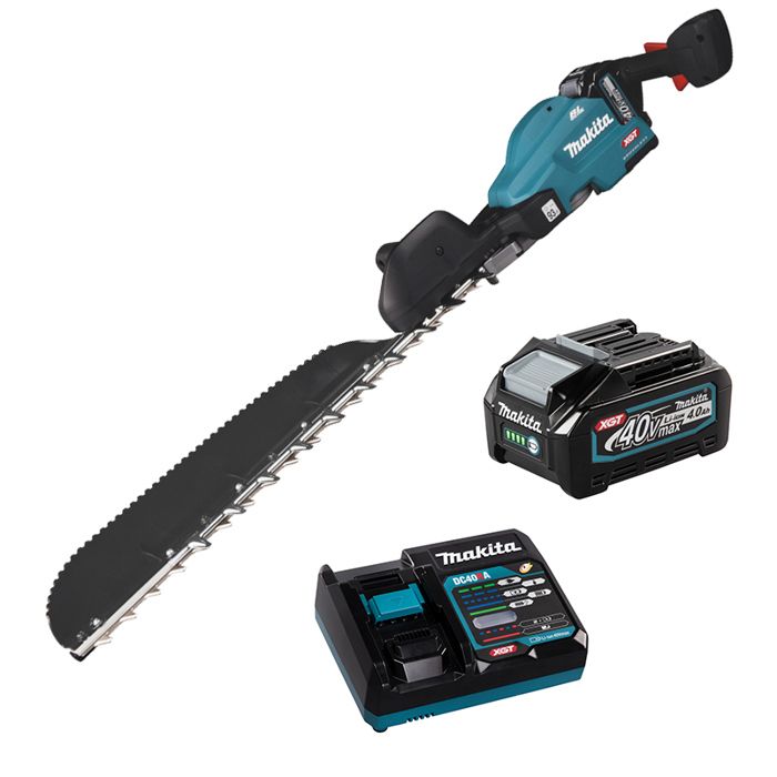 Cortasetos 60cm 40vmax xgt - Makita - 1 batería 40v 4.0ah - cargador - uh01
