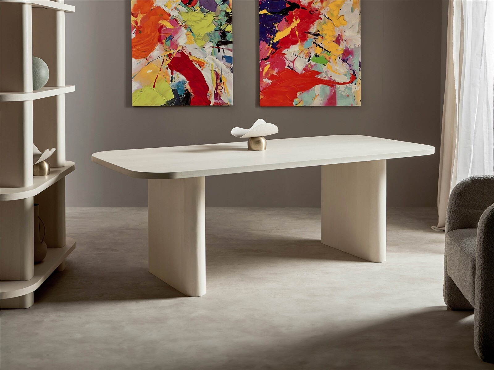 Mesa ares mango 220x100x76 cms. 220x100x76 cms