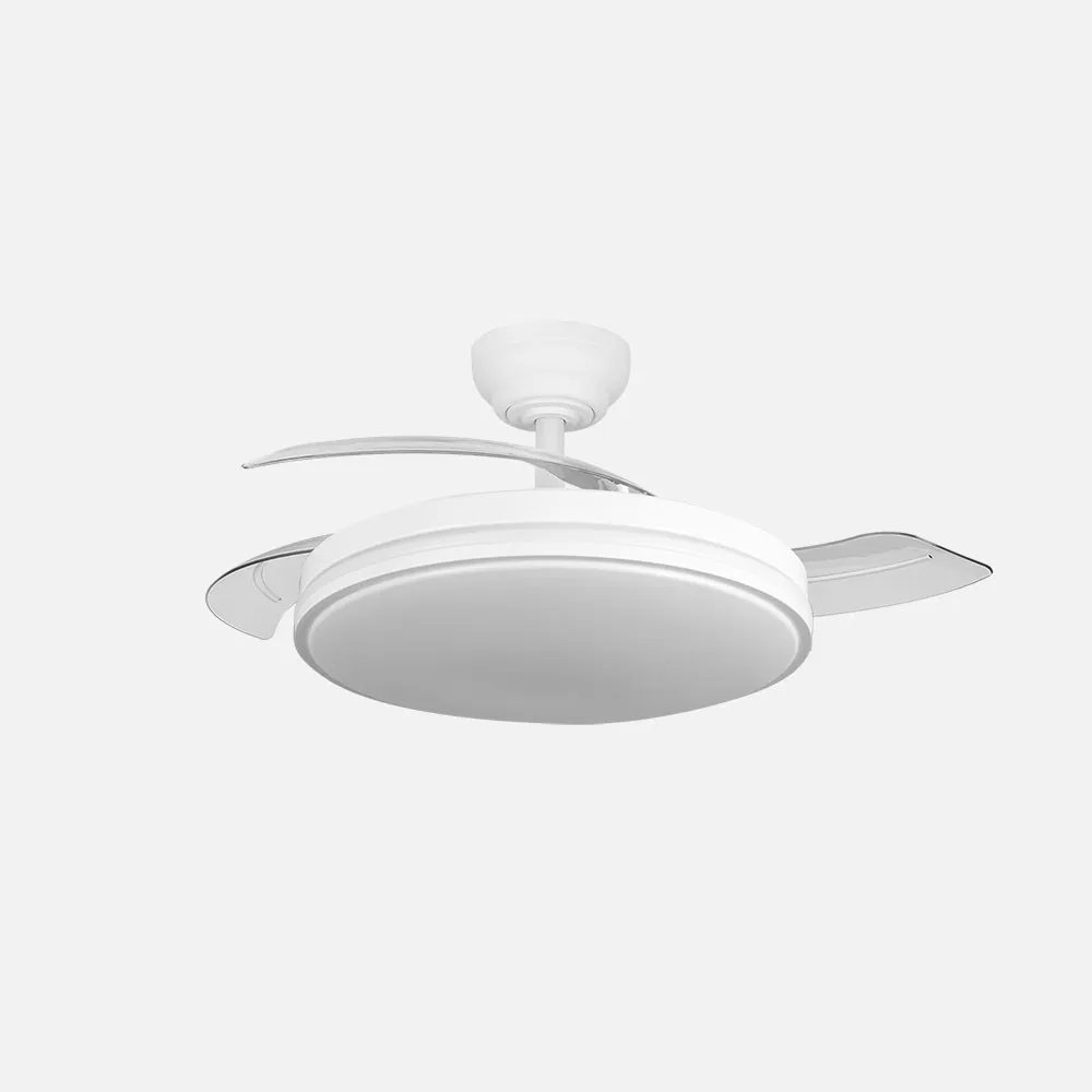 Ventilador dc relampago 60w blanco 3asp.107d 6980 lm 36x48/107cm 3col.remot