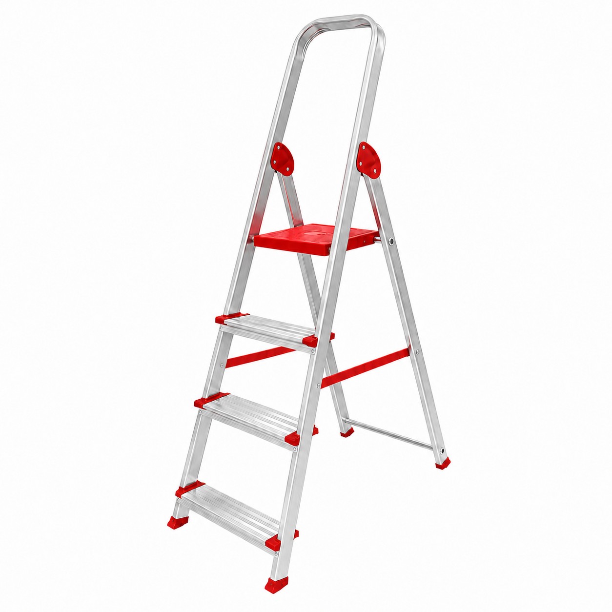 Escalera profesional t-plus-4x1 con arco de seguridad