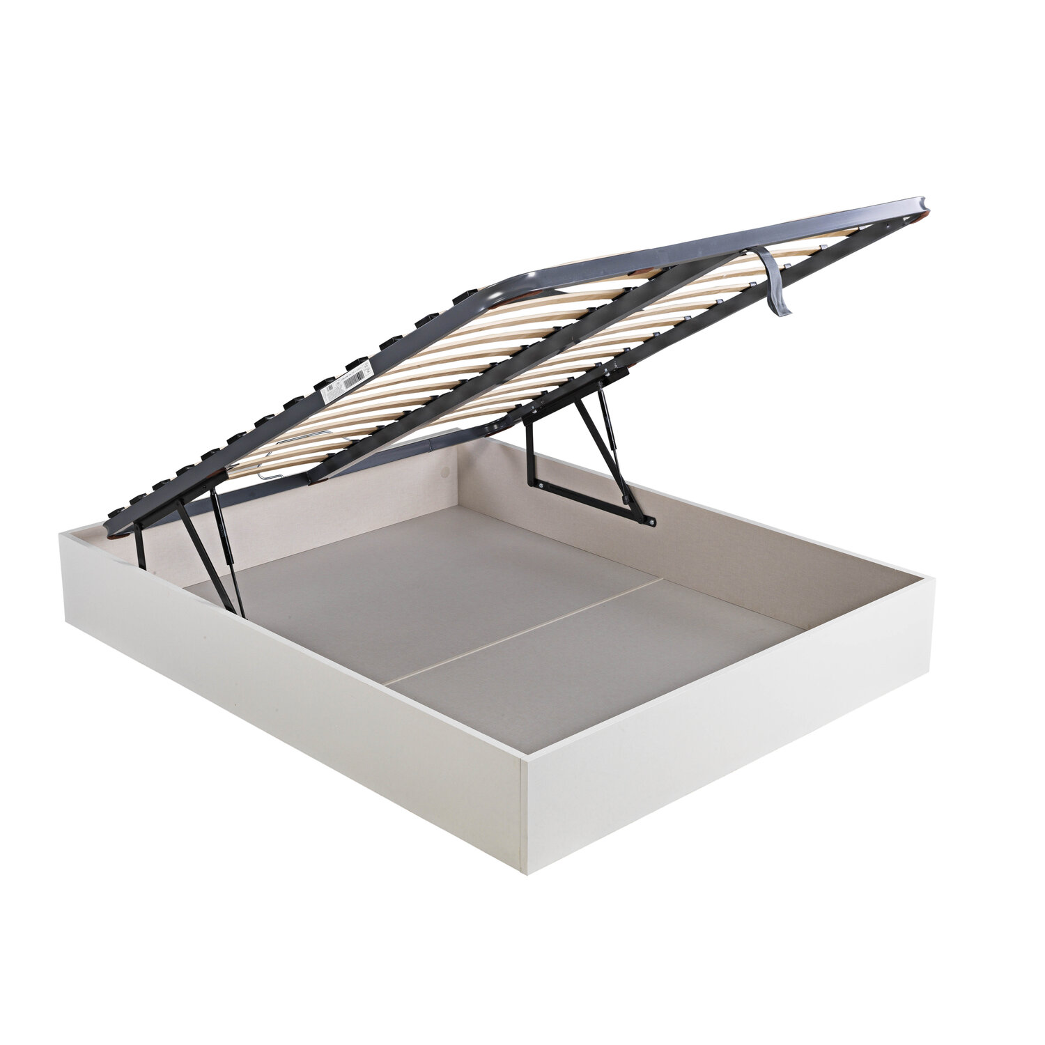 Canapé somier 105x190cm royal sleep blanco montaje incluido