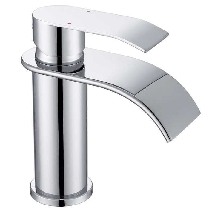 Grifo de lavabo cascada - cecipa max - acero inoxidable cromado - agua cali