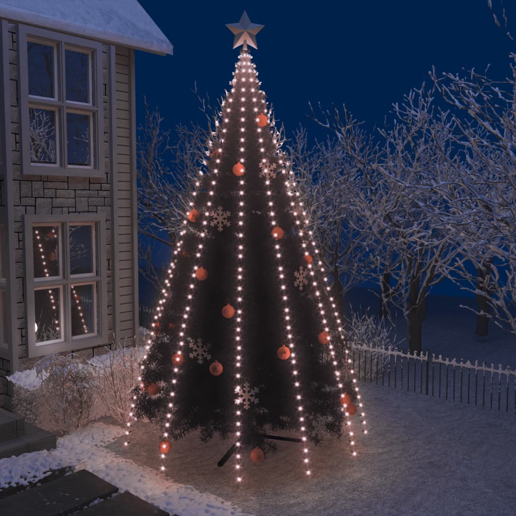 Luces de red para el árbol de navidad con 500 LEDs 500 cm es9316