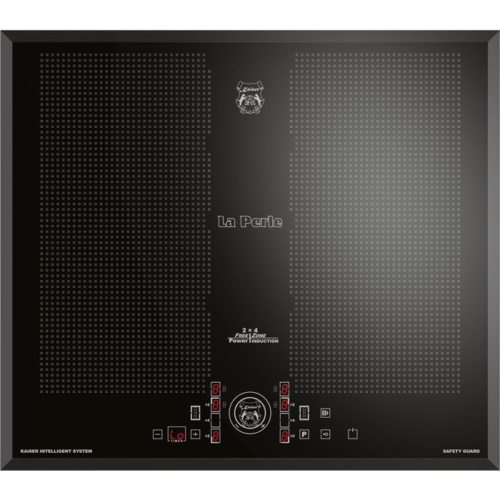 Placa de cocción por inducción - kaiser - kct 61 fi - 60 cm - 2 zonas flex