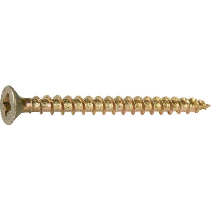 Tornillo para aglomerado - spax - cabeza avellanada - pz - rosca completa -