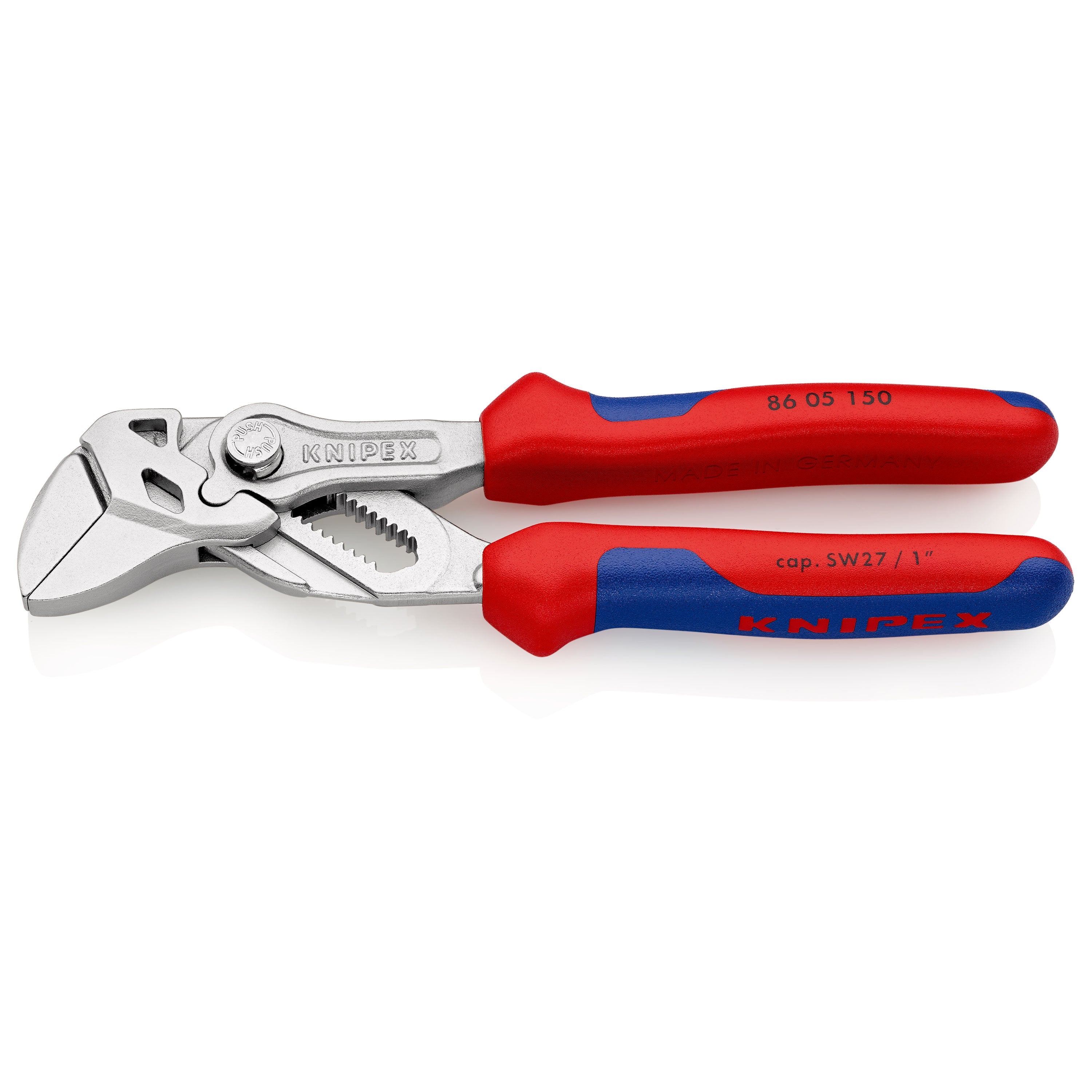 Knipex 86 05 150 - tenaza llave 150 mm con mangos bicomponentes