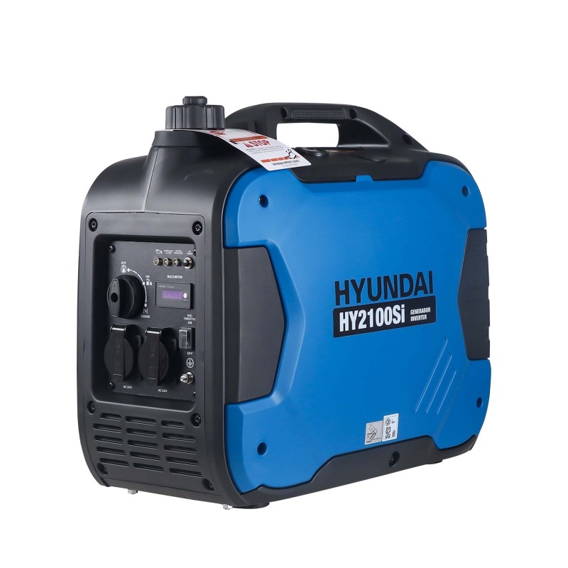 Hy2100si generador eléctrico inverter monofásico a gasolina de 2kw hyundai