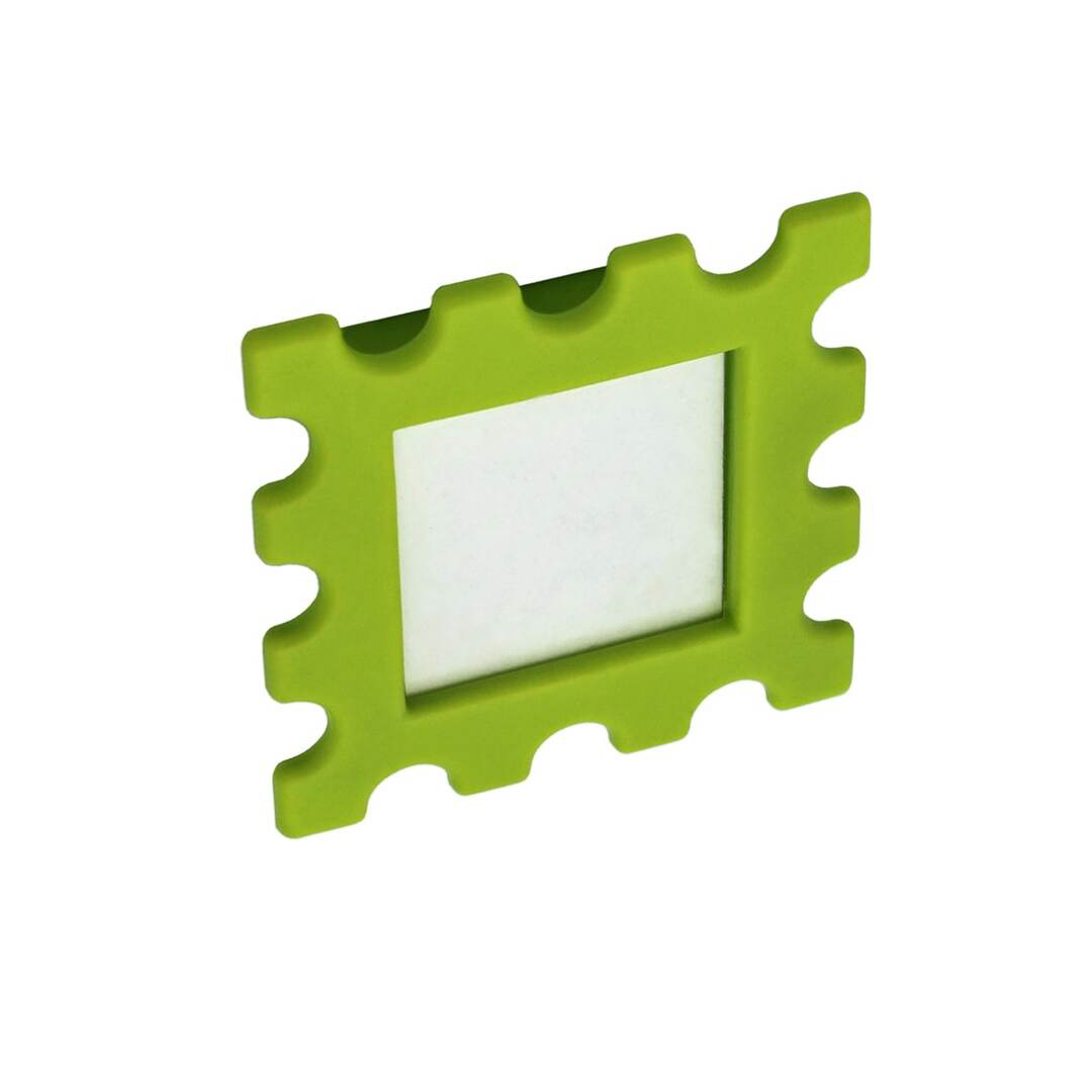 Tirador de mueble en abs verde cedro entre ejes 32 mm