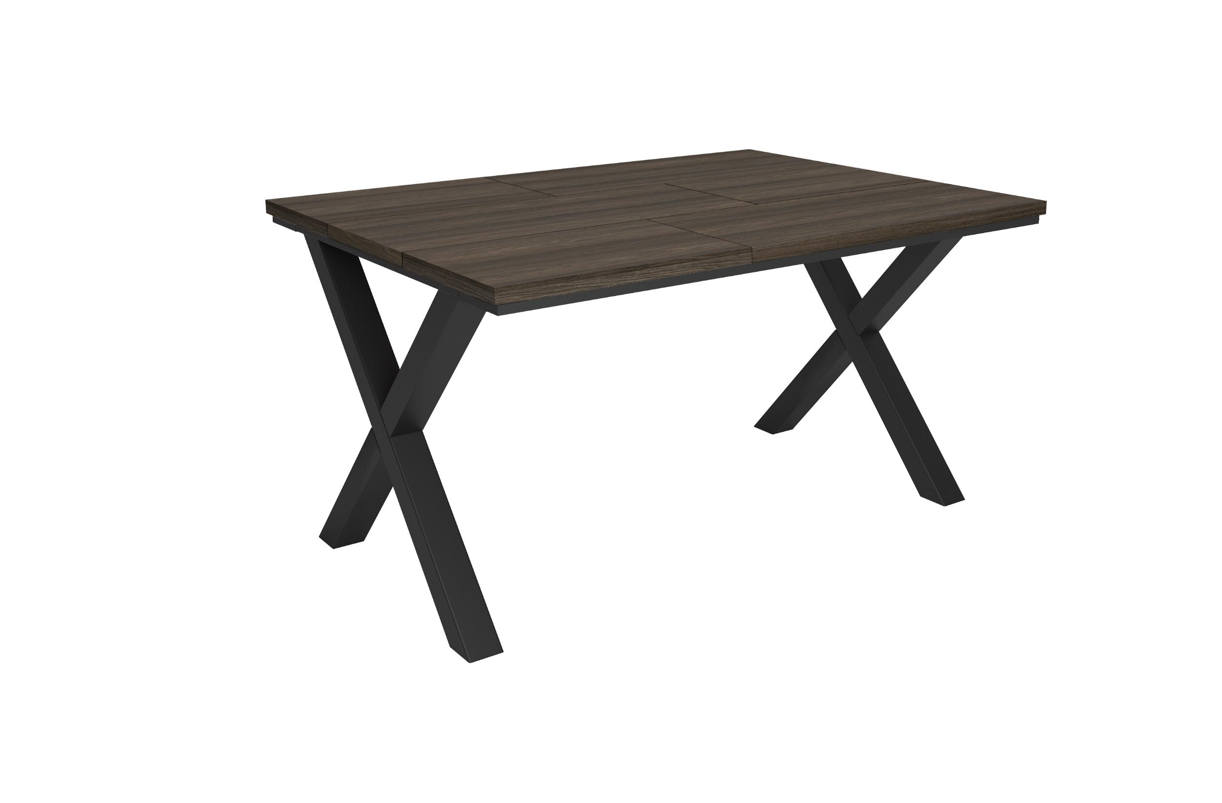 Mesa comedor, 140x90x74cm, roble oscuro rf3802