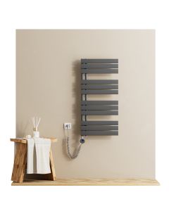 Emke toallero eléctrico 1041x500 mm gris antracita 600w Wi-Fi ipx4