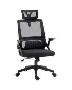Silla de oficina 60x61x121.5 cm malla, espuma, pp, tablero multicapa