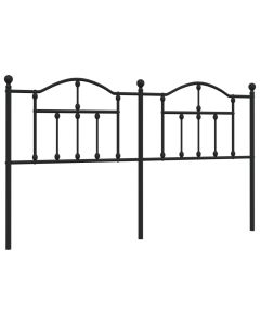 vidaXL cabecero de metal negro 160 cm