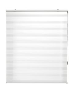 Blindecor lira | estor enrollable noche y día 130x180  blanco roto