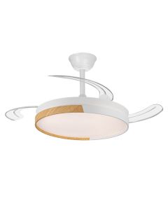 Ventilador de techo vista blanco cct regulable 106cm