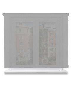 Estor enrollable screen basic 5% gris 250x250cm.