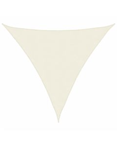 Toldo de vela triangular tela oxford color crema 3x3x3 m