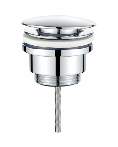 Valaz valvula click clack para lavabo o bide redondo cromado