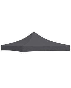 vidaXL techo de carpa para celebraciones 3x3 m gris antracita