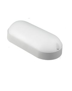Lampara pared ovalo, montaje superficie, 15w blanco 6000k, ip65