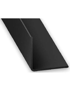 Ángulo pvc negro 100 x 3 x 3 cm
