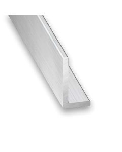 Ángulo de aluminio bruto desigual 100 x 1,5 x 1 cm
