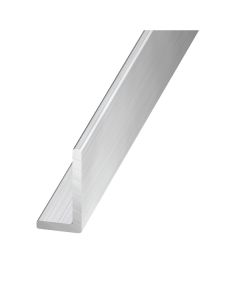 Ángulo de aluminio bruto desigual 250 x 1,5 x 1 cm