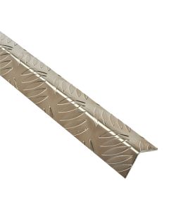 Ángulo ajedrez de aluminio bruto 100 x 3 x 3 cm