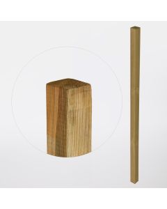 Poste de madera 240 x 9 x 9 cm Blooma