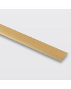 Perfil de unión plano aluminio 93 cm dorado mate