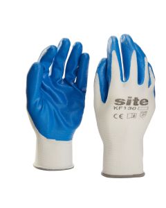 Guantes nitrilo azul site talla m