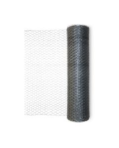 Malla de triple torsión galvanizada 1 x 10 m - hueco 13 x 13 mm Blooma