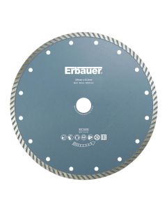 Disco de diamante turbo 230 mm erbauer