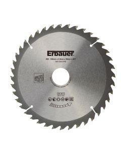 Hoja circular ø 190 mm corte medio erbauer
